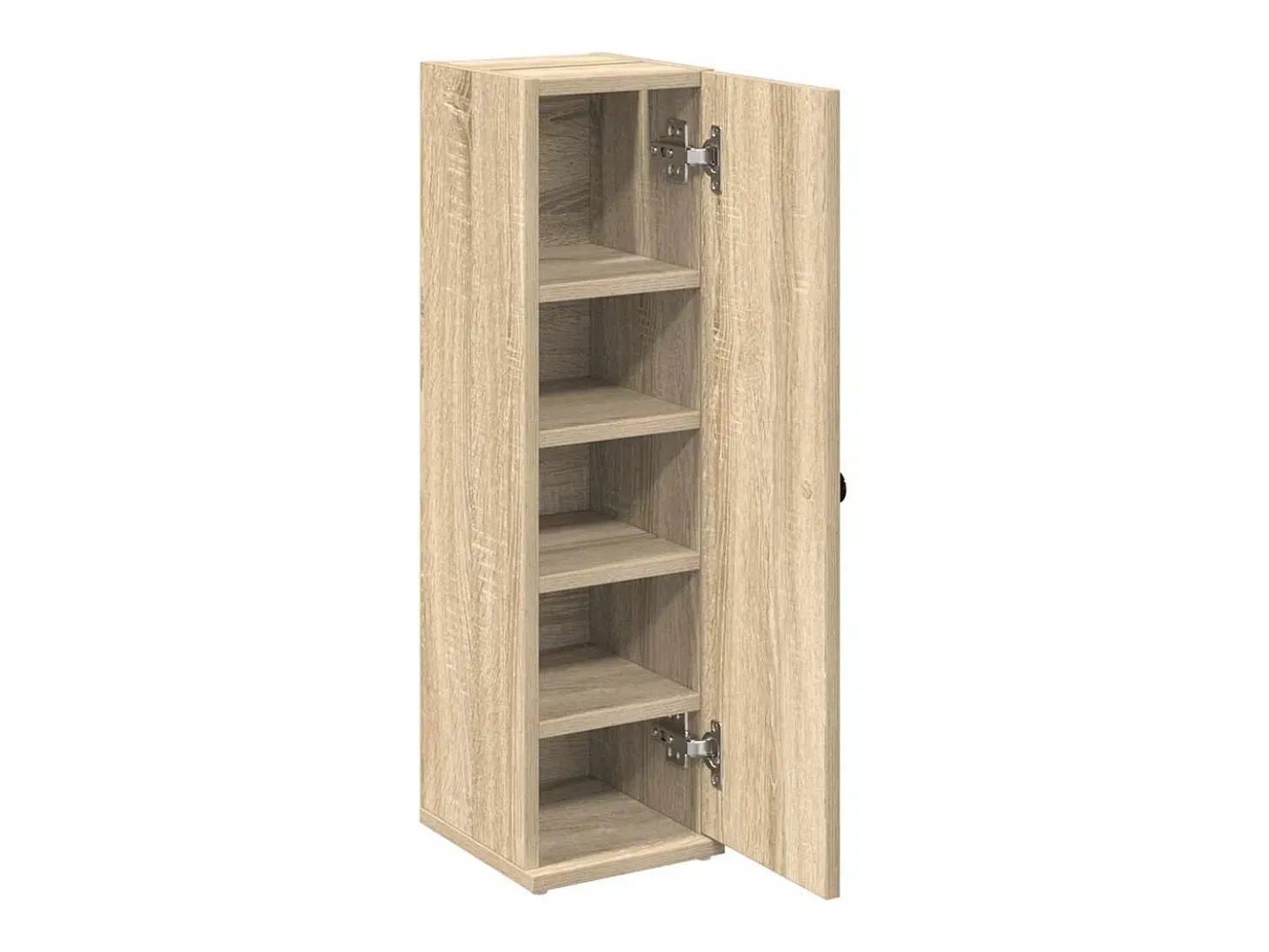Móvel p/ casa de banho c/ suporte rolos 20,5x22x72cm cor sonoma