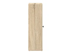 Móvel p/ casa de banho c/ suporte rolos 20,5x22x72cm cor sonoma