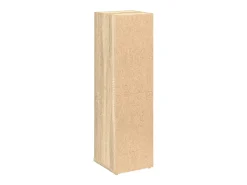 Móvel p/ casa de banho c/ suporte rolos 20,5x22x72cm cor sonoma