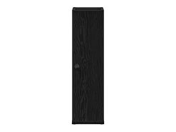 Móvel p/ casa de banho c/ suporte de rolos 20,5x22x72 cm preto
