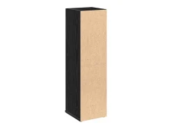 Móvel p/ casa de banho c/ suporte de rolos 20,5x22x72 cm preto