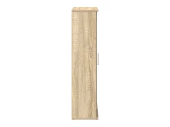 Móvel p/ casa de banho c/ suporte rolos 39x22x90 cm cor sonoma