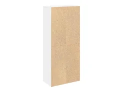 Móvel p/ casa de banho c/ suporte de rolos 39x22x90 cm branco
