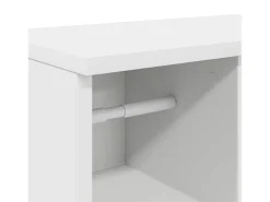 Móvel p/ casa de banho c/ suporte de rolos 39x22x90 cm branco