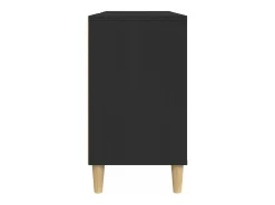 Móvel p/ lavatório 80x33x60 cm derivados de madeira preto