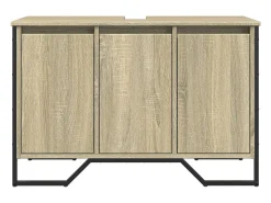 Móvel p/ lavatório 91x35x60cm derivados madeira carvalho sonoma