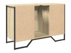 Móvel p/ lavatório 91x35x60cm derivados madeira carvalho sonoma