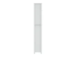 Móvel p/ máquina lavar BERG 76x27x164,5cm madeira maciça branco