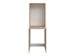 Móvel para 2 máquinas de lavar natural claro e branco C176 x L184 x A66 cm - ERKANO