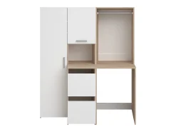 Móvel para máquina com arrumações natural claro C157 x A184 cm - ERKANO