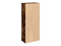 Móvel p/casa banho c/suporte rolos 39x22x90 cm carvalho fumado