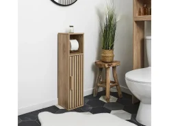 Móvel Porta-rolos de Papel Higiénico Klaus Castanho 78cm