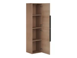 Móvel simples lavatório com coluna - Cor natural clara - 60 cm - NISAYA