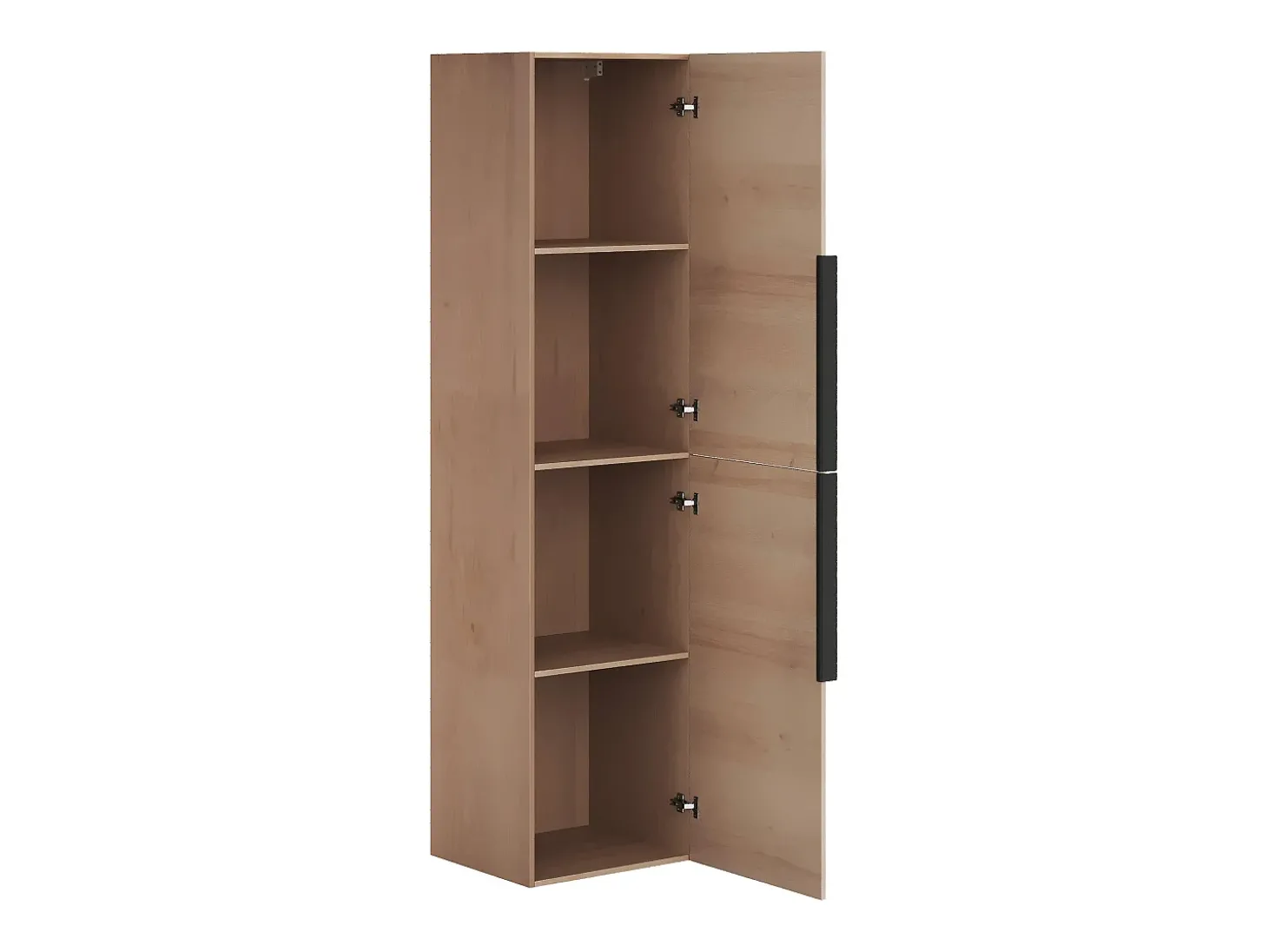 Móvel simples lavatório com coluna - Cor natural clara - 60 cm - NISAYA