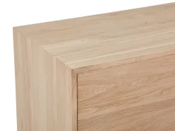 Móvel sob lavatório com pés em carvalho maciço - Natural claro - 150 cm - ZARENO