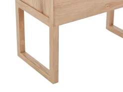 Móvel sob lavatório em carvalho maciço - Natural claro - L80 cm - TARELO