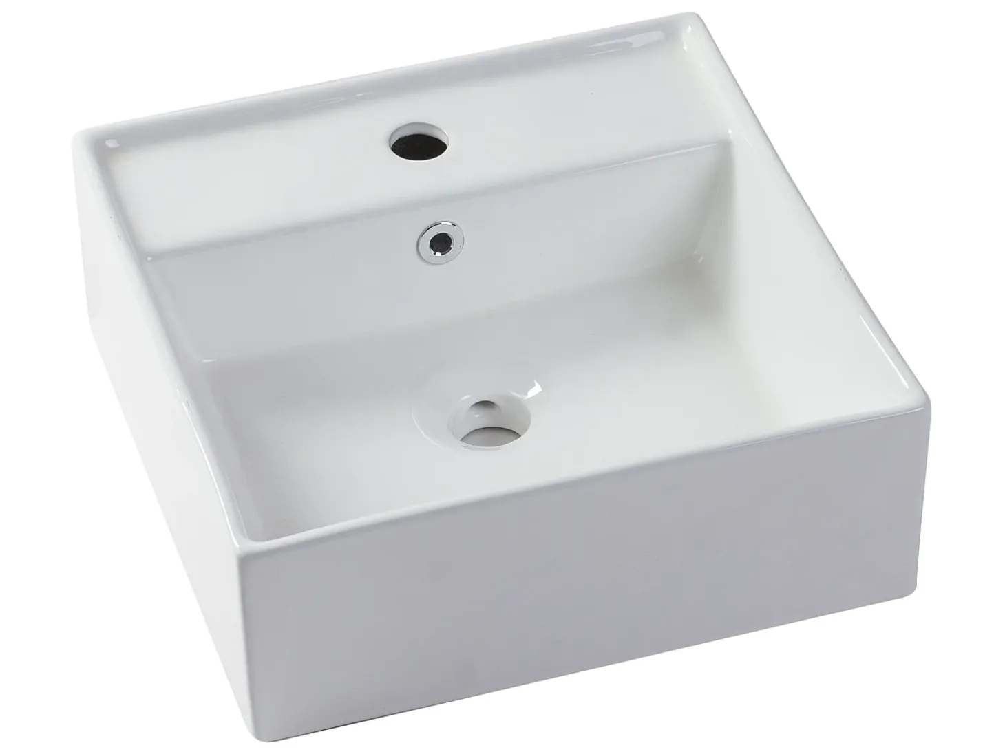 Móvel suspenso casa de banho, lavatório individual, verde e branco, 2 gavetas, 94 cm TEANA