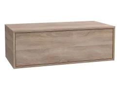 Móvel suspenso colocar por baixo do lavatório da casa de banho, cor natural claro, C94 cm, TEANA