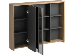 Móvel suspenso com lavatório quadrado simples com armário de casa de banho - Casa de banho - 100 cm - PURNAL