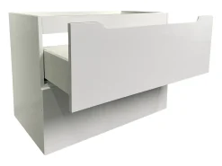 Móvel suspenso para colocar sob o lavatório branco 80 cm STEFANIE