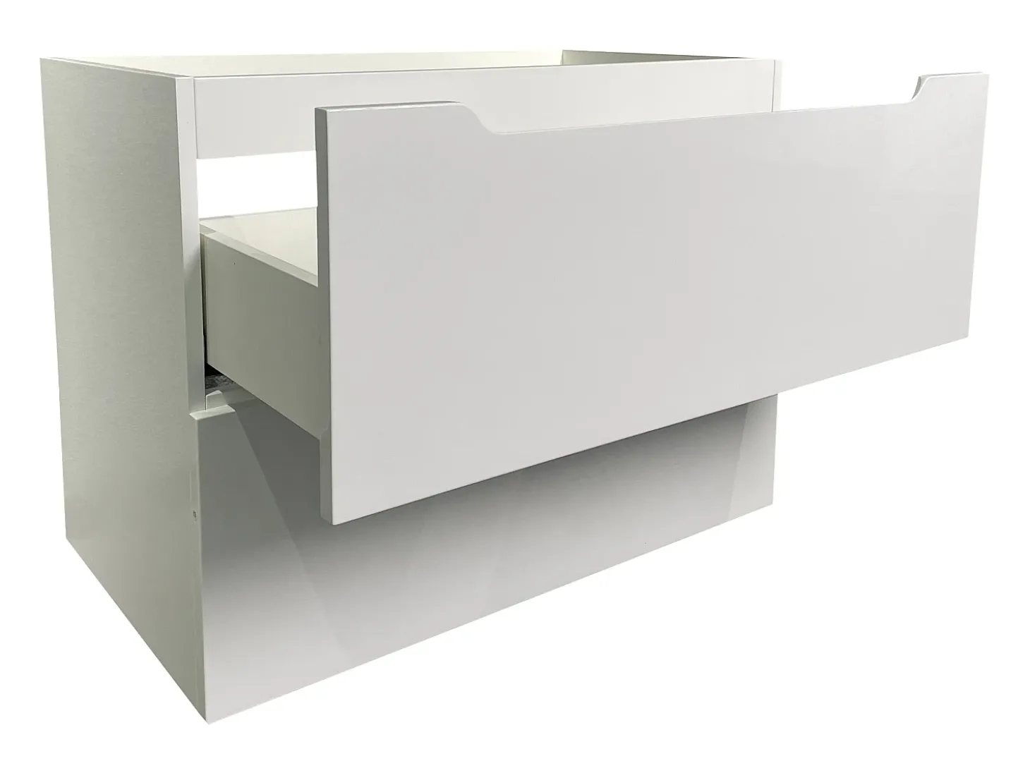 Móvel suspenso para colocar sob o lavatório branco 80 cm STEFANIE