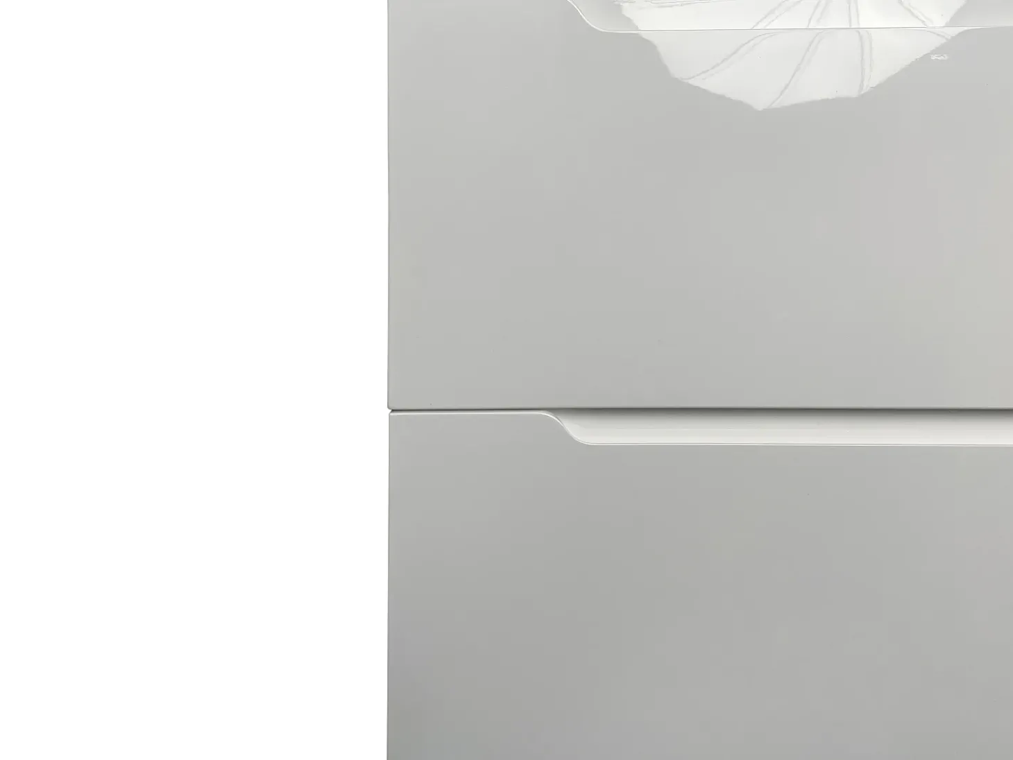 Móvel suspenso para colocar sob o lavatório branco 80 cm STEFANIE