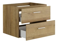 Móvel suspenso para colocar sob o lavatório natural claro C60 cm KAYLA