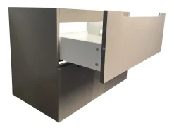 Móvel suspenso para colocar sob o lavatório taupe 80 cm STEFANIE