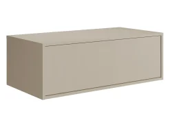 Móvel suspenso para lavatório de casa de banho, cor bege, L94 x A32 cm, TEANA