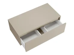 Móvel suspenso para lavatório de casa de banho, cor bege, L94 x A32 cm, TEANA