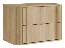 Móvel suspenso para lavatório, cor natural claro, 80 cm, FILOR