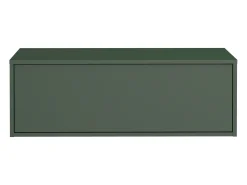Móvel suspenso para lavatório de casa de banho, verde fosco, C94 x A32 cm, TEANA