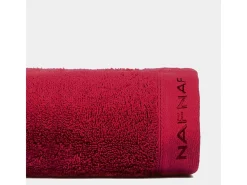 Naf Naf Toalha de banho casual bordô