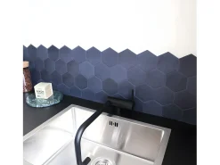 New Oslo misturador para lava-loiça rebatível preto Essebagno