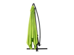 Ombrelone de jardim suspenso Alumínio "Ilios 3" - Quadrado - 3 x3 m - Verde