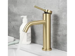 Orbit Misturadora De Lavatório Rea Js-B311Bg Clif Low Brush Gold
