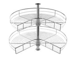 Organizador de Cantor SucceBuy em Forma de L, 71 cm, Transforme o Espaço de Arrumação da Cozinha