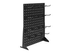 Organizador de Painel Perfurado SucceBuy, 44 x 33,5 cm, com 15 Ganchos, Capacidade de Carga 5 kg, Painel Perfurado Organizador de Armazenamento de Aço Laminado