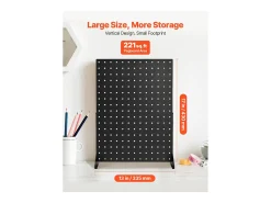 Organizador de Painel Perfurado SucceBuy, 44 x 33,5 cm, Conjunto de 4, Capacidade de Carga 5 kg, Painel Perfurado Organizador de Armazenamento de Aço Laminado