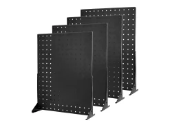 Organizador de Painel Perfurado SucceBuy, 44 x 33,5 cm, Conjunto de 4, Capacidade de Carga 5 kg, Painel Perfurado Organizador de Armazenamento de Aço Laminado