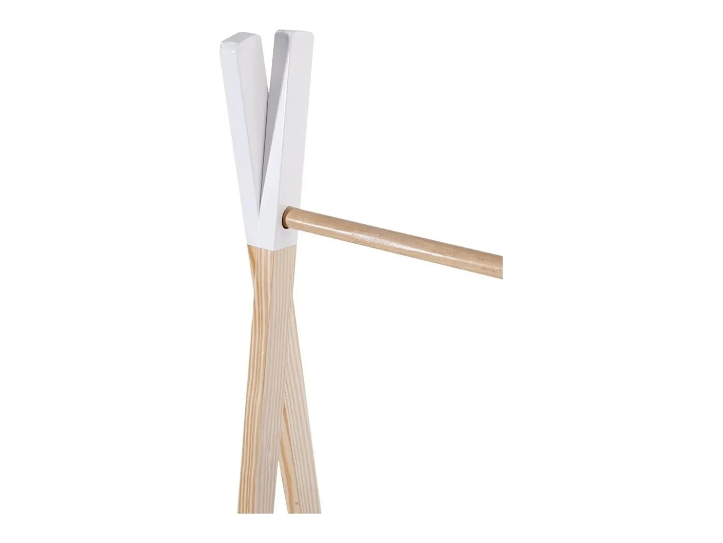 Organizador de roupas Tipi infantil Burro Melamina 79x126 cm Robe/Branco