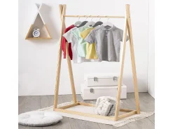 Organizador de roupas Tipi infantil Burro Melamina 79x126 cm Robe/Branco