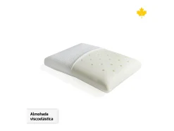 Pack Colchão e Almofada Viscoelástica e Cama de cama Descansin | 120x190 | 22 cm de altura com 7 zonas de descanso | Efeito nuvem | Silencioso