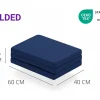 Pack de 2 colchões dobráveis ​​para berço de viagem DREMI – espuma HR D23, 120x60 cm, 5 cm de espessura, tecido 3D respirável e confortável
