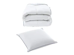 Pack Edredão infantil antiácaros 140 x 200 cm + 1 almofada, revestimento em cetim, PRESTIGIA