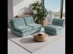 Pack Nuvia Living 3 lugares - sálvia e sálvia