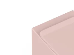Pack sanita suspensa cor-de-rosa fosco estrutura de suporte e placa de descarga JAVOINE