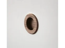 Paco : Cómoda com 1 porta e 2 gavetas em MDF Branco / Carvalho