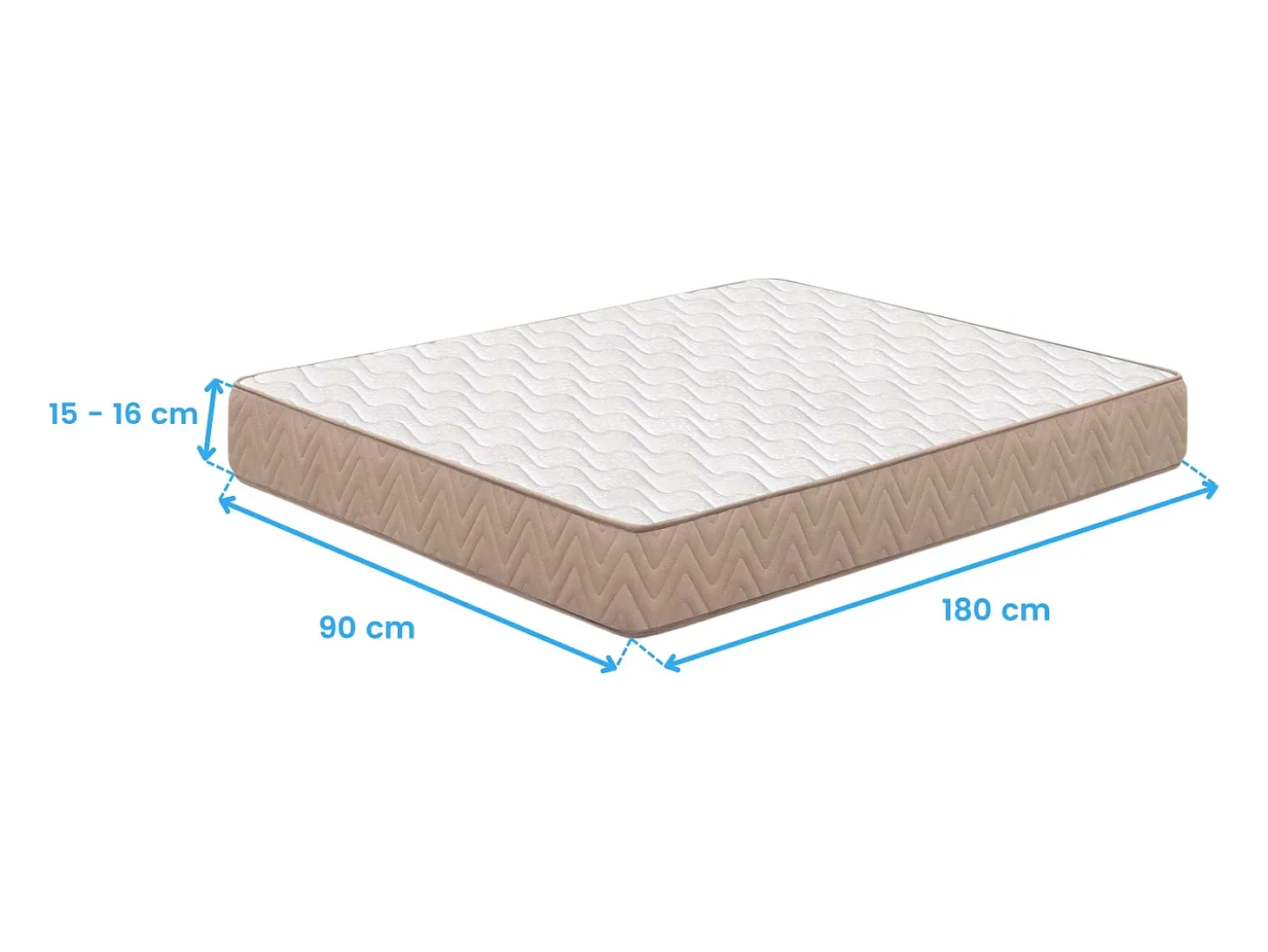 Pacote 2 Colchões: Eco Basic 90x180 cm + Maxi Basic 90x190 cm