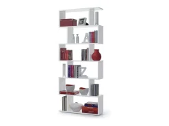 Pacote de 2 prateleiras Athena em branco brilhante